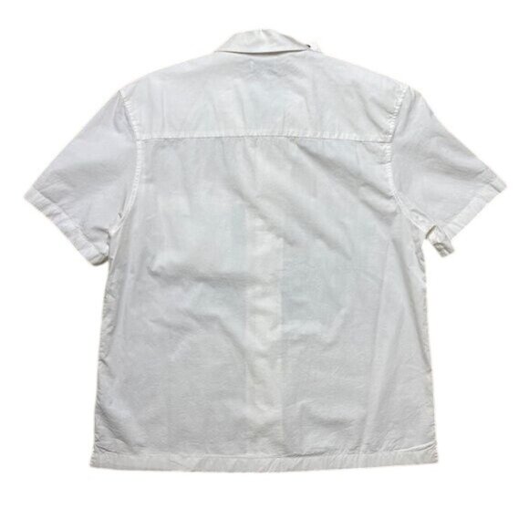 AG by Adriano Goldschmied Foster Button-Down Shirt in Ivory - Picture 4 of 4